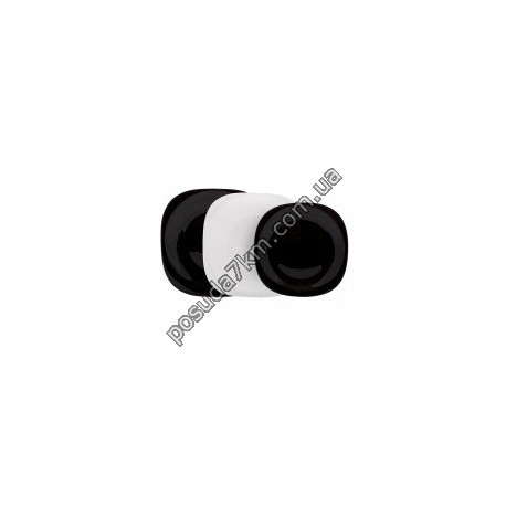 Столовый сервиз Carine Black/White 18 пр.