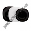 Столовый сервиз Carine Black/White 18 пр.